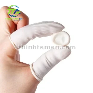 Bao ngón tay CTĐ08 màu trắng trơn có đai - Size M